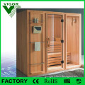 Vigor popular sauna bath wood room,gym with sauna hidden cam massage room,luxury sexks sauna room